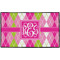 Pink & Green Argyle Personalized - 60x36 (APPROVAL)