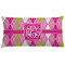 Pink & Green Argyle Personalized Pillow Case