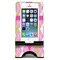 Pink & Green Argyle Phone Stand w/ Phone