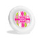 Pink & Green Argyle Plastic Party Appetizer & Dessert Plates - 6" (Personalized)