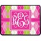 Pink & Green Argyle Rectangular Trailer Hitch Cover (Personalized)