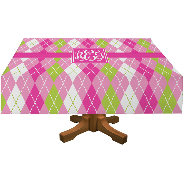 Pink & Green Argyle Tablecloths (Personalized)