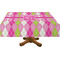 Pink & Green Argyle Tablecloths (Personalized)