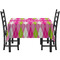 Pink & Green Argyle Tablecloth (Personalized)