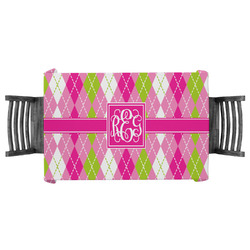 Pink & Green Argyle Tablecloth - 58"x58" (Personalized)