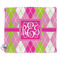 Pink & Green Argyle Security Blanket (Personalized)