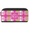 Pink & Green Argyle Shoe Bags - FRONT