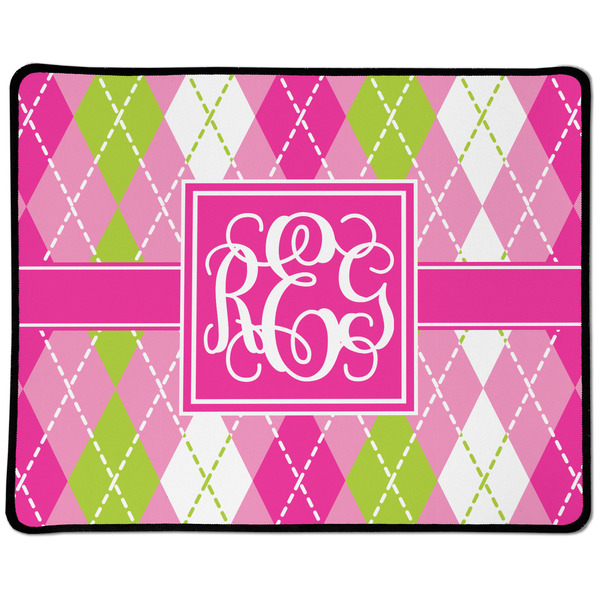 Pink & Green Argyle Small Gaming Mats - APPROVAL