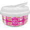 Pink & Green Argyle Snack Container (Personalized)