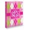 Pink & Green Argyle Soft Cover Journal - Main