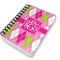 Pink & Green Argyle Spiral Journal 5 x 7 - Main