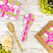 Pink & Green Argyle Spoon Rest Trivet - LIFESTYLE