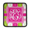 Pink & Green Argyle Square Patch