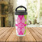Pink & Green Argyle Stainless Steel Travel Cup Lifestyle