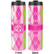 Pink & Green Argyle Stainless Steel Tumbler 20 Oz - Approval