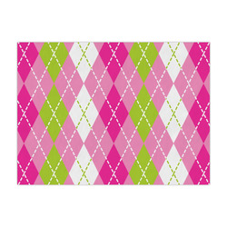 Pink & Green Argyle Tissue Paper Sheets - Large - Heavyweight