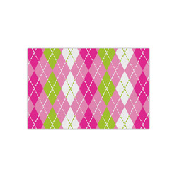 Pink & Green Argyle Small Tissue Papers Sheets - Heavyweight