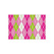 Pink & Green Argyle Tissue Paper Sheets - Small - Heavyweight