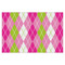 Pink & Green Argyle Tissue Paper Sheets - X-Large - Heavyweight