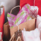 Pink & Green Argyle Tissue Paper - In Gift Bag