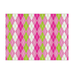 Pink & Green Argyle Tissue Paper Sheets