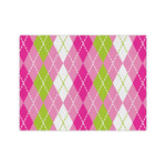 Pink & Green Argyle Tissue Paper Sheets - Medium - Lightweight
