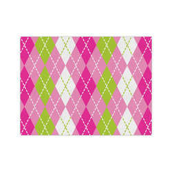 Pink & Green Argyle Tissue Paper Sheets - Medium - Lightweight