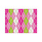 Pink & Green Argyle Tissue Paper Sheets - Medium - Lightweight