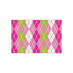Pink & Green Argyle Tissue Paper Sheets - Small - Lightweight