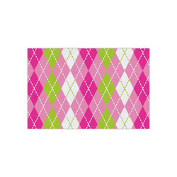 Pink & Green Argyle Small Tissue Papers Sheets - Lightweight