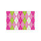 Pink & Green Argyle Tissue Paper Sheets - Small - Lightweight