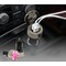 Pink & Green Argyle USB Car Charger - in cigarette plug