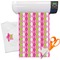 Pink & Green Argyle Heat Transfer Vinyl Sheet (12"x18")