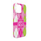 Pink & Green Argyle iPhone 13 Case - Angle