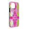 Pink & Green Argyle iPhone 13 Pro Max Tough Case - Angle