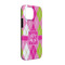 Pink & Green Argyle iPhone Case - Rubber Lined - iPhone 13 (Personalized)