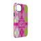 Pink & Green Argyle iPhone Case - Rubber Lined - iPhone 14 (Personalized)