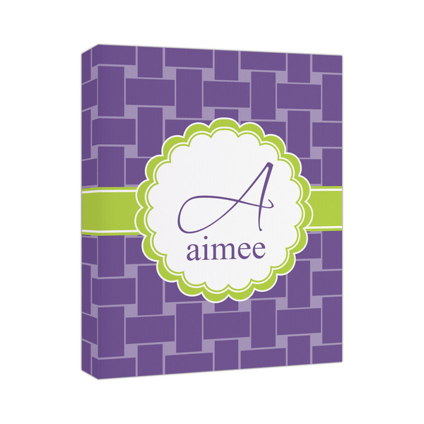 Custom Waffle Weave Canvas Print (Personalized)