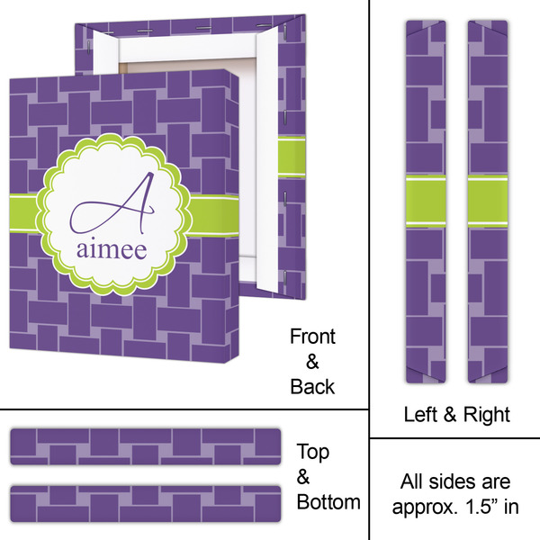 Waffle Weave 11x14 - Canvas Print - Approval