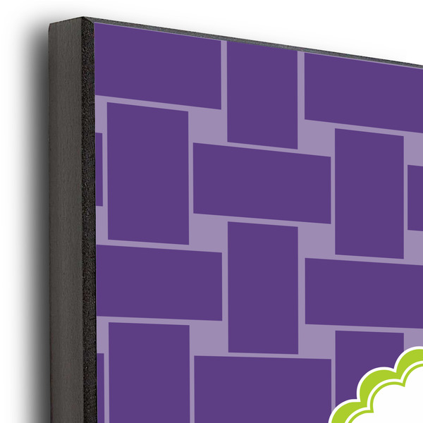 Waffle Weave 11x14 Wood Print - Closeup