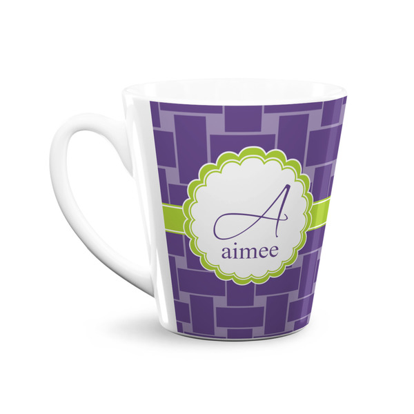 Waffle Weave 12 Oz Latte Mug - Front