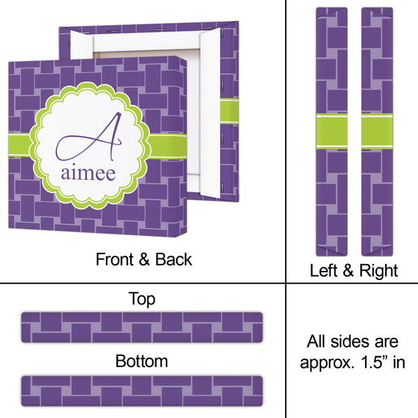 Waffle Weave 12x12 - Canvas Print - Approval