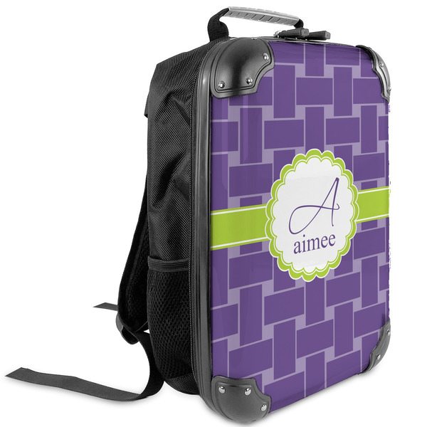 Custom Waffle Weave Kids Hard Shell Backpack (Personalized)