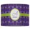 Waffle Weave 16" Drum Lampshade - FRONT (Fabric)