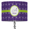 Waffle Weave 16" Drum Lampshade - ON STAND (Fabric)