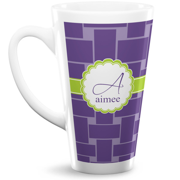 Custom Waffle Weave Latte Mug (Personalized)