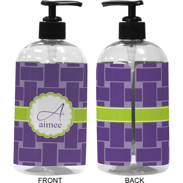 Waffle Weave 16 oz Plastic Liquid Dispenser (Approval)