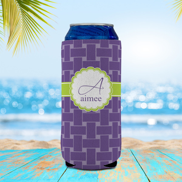 Waffle Weave 16oz Can Sleeve - LIFESTYLE