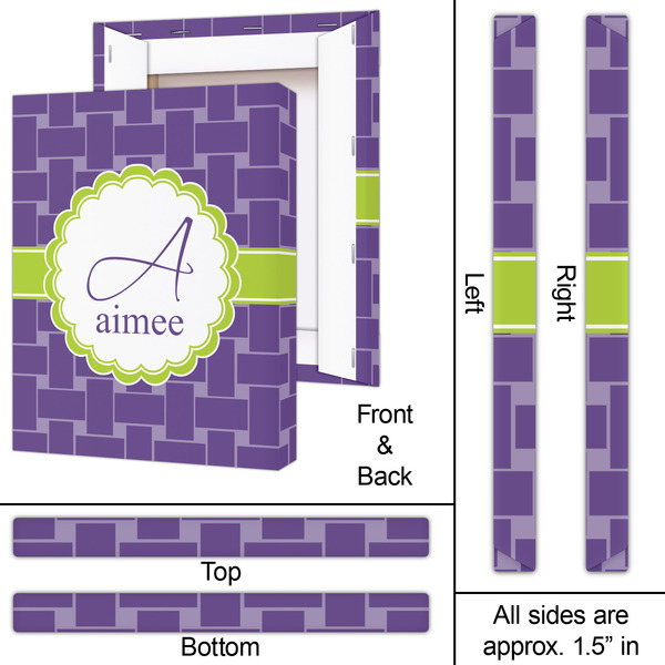 Waffle Weave 16x20 - Canvas Print - Approval