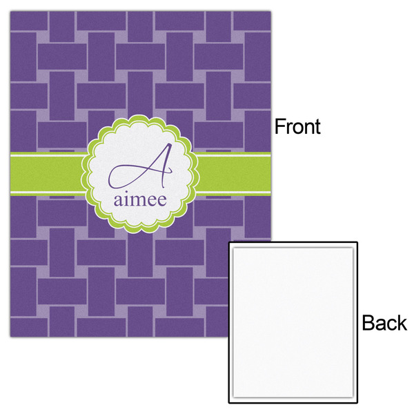 Waffle Weave 16x20 - Matte Poster - Front & Back